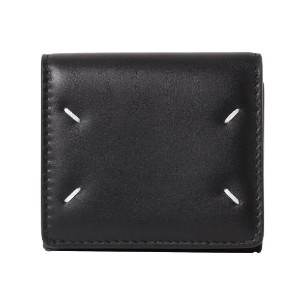 メゾンマルジェラ 財布 三つ折り財布 ミニ財布 小銭入れあり SNAP COMPACT WALLET...
