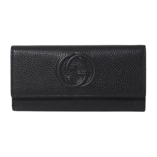 グッチ アウトレット 長財布 598206 A7M0G 1000 Black レディース GUCCI...