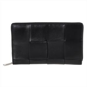 現行 未使用級✨ボッテガヴェネタ コントラスト マキシイントレ ジップアラウンド BOTTEGA VENETA（ボッテガ・ヴェネタ） 並行輸入 長財布(ラウンド