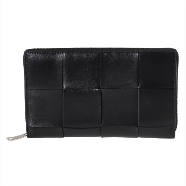 ボッテガヴェネタ ラウンドファスナー長財布 651368 VCQC1 8803 Black BOTT...