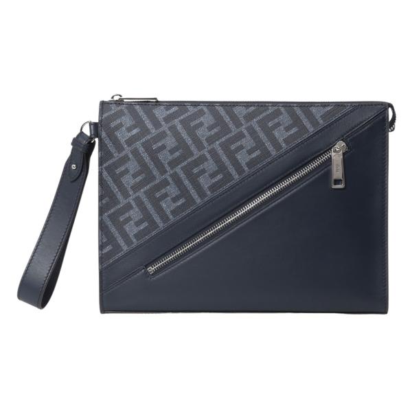 フェンディ クラッチバッグ 7VA491 ASIC F1O97 NAVY FENDI 爆買