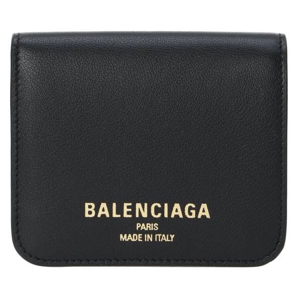 バレンシアガ 二つ折り財布 810901 2ABGH 1000 BLACK BALENCIAGA 爆...