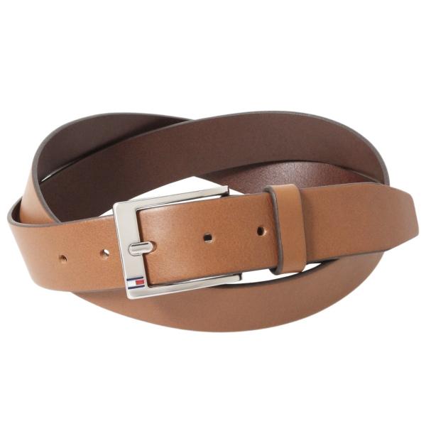 トミーヒルフィガー ベルト AM0AM08363257 Dark Tan メンズ TOMMY HIL...