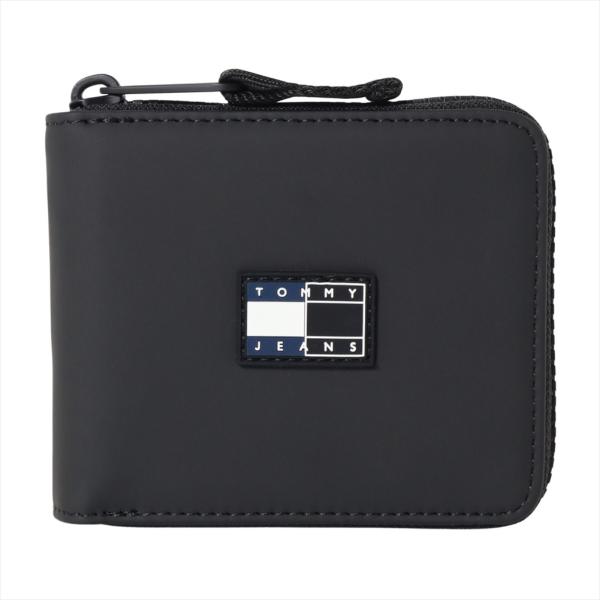 トミーヒルフィガー 二つ折り財布 AM0AM10461BDS Black TOMMY HILFIGE...