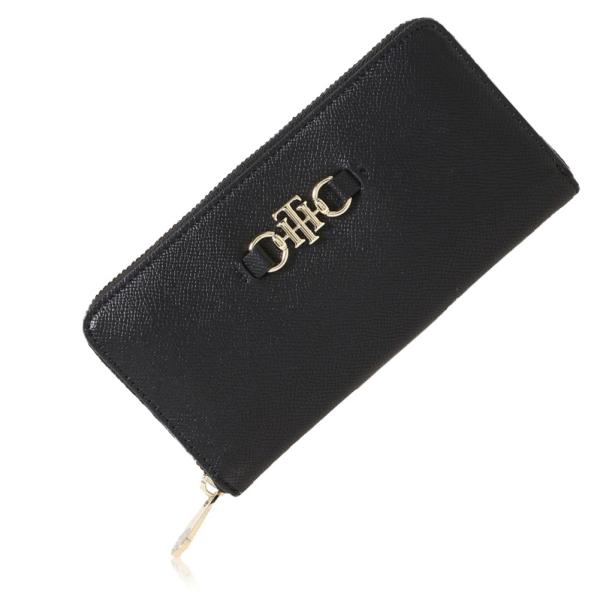 トミーヒルフィガー 財布 ラウンドファスナー長財布 AW0AW10242BDS レディース Blac...