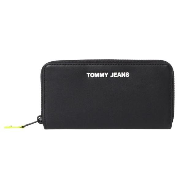 トミーヒルフィガー ラウンドファスナー長財布 AW0AW10686BDS Black レディース T...