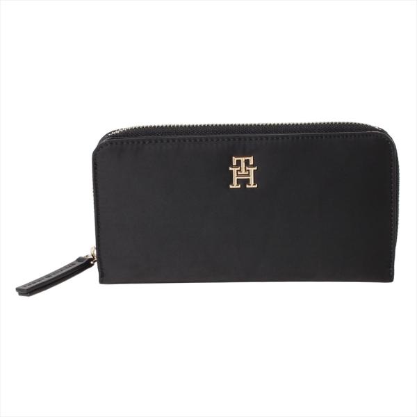 トミーヒルフィガー ラウンドファスナー長財布 AW0AW13633BDS Black TOMMY H...