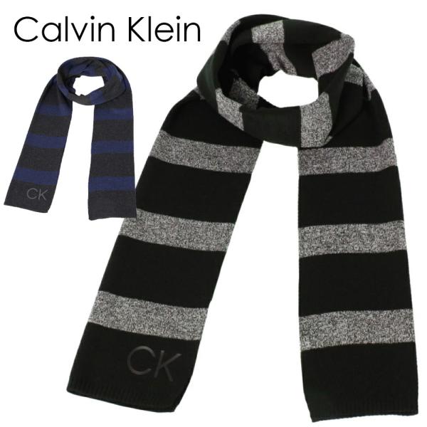 カルバンクライン スカーフ マフラー CK200007 メンズ CALVIN KLEIN Black...