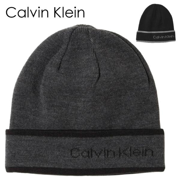 カルバンクライン ニットキャップ CK200040C メンズ CALVIN KLEIN Black ...