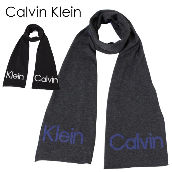 カルバンクライン スカーフ マフラー CK200047 メンズ CALVIN KLEIN Black...