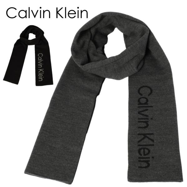 カルバンクライン スカーフ マフラー CK200091C メンズ CALVIN KLEIN Blac...