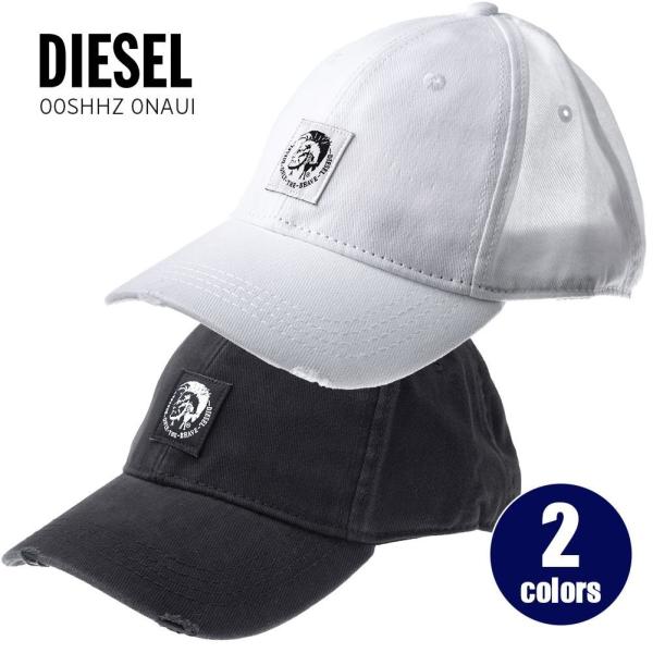 ディーゼル メンズ キャップ 帽子 野球帽 DIESEL 00SHHZ 0NAUI 100 ホワイト...