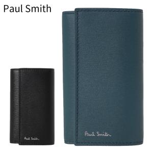 新品未使用品 ポールスミス キーケース 1981 ASTRGS Paul Smith BLACK 質イコー [ポールスミス] ダブルカラー 6連