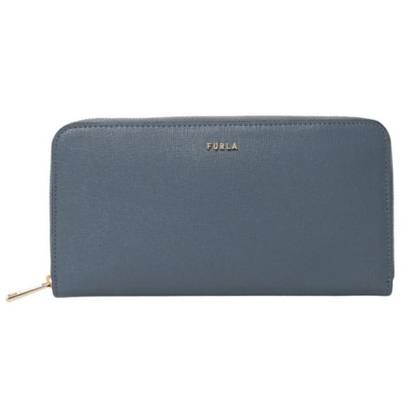 フルラ ラウンドファスナー長財布 PCX7UNO B30000 0245S BLU DENIM+BA...
