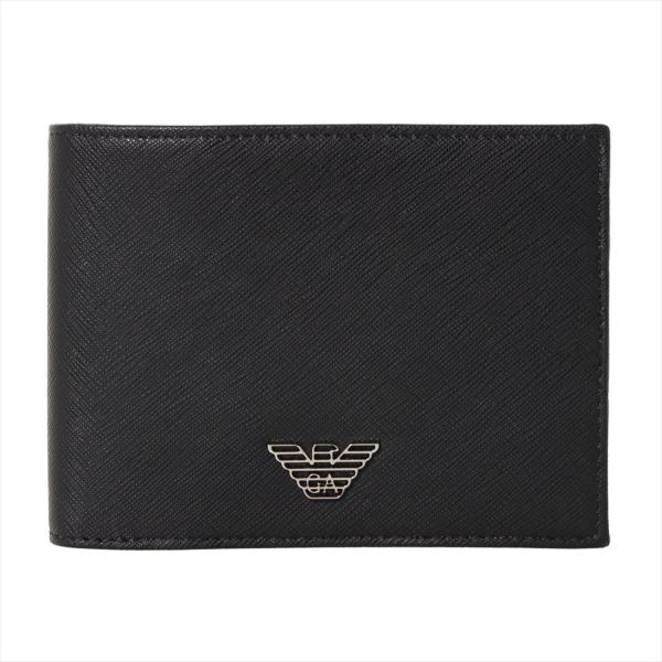 エンポリオアルマーニ 二つ折り財布 Y4R165 Y138E 81072 Black EMPORIO...