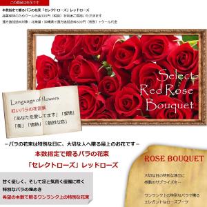 バラ 花束「本数指定で贈るレッドローズ」赤 本...の詳細画像1