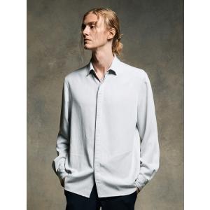 (予約品）2〜3月入荷予定/wjk・ダブルジェイケイ/fly front shirt/ice gra...