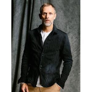 (予約品）9〜10月入荷予定/wjk・ダブルジェイケイ/2-hook denim shirt/bla...