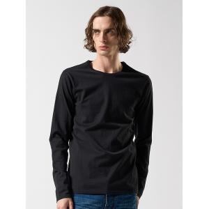 SALE30%OFF/wjk・ダブルジェイケイ/basic crew-neck L/S/black