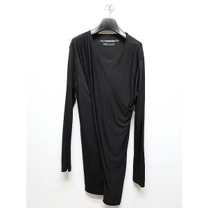 JULIUS・ユリウス/RAYON/SILK JERSEY CUT & SEWN2/BLACK｜offside