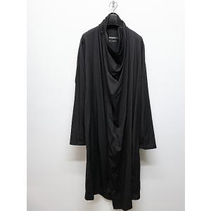 JULIUS・ユリウス/RAYON/COTTON CLOTH SHIRT1/BLACK