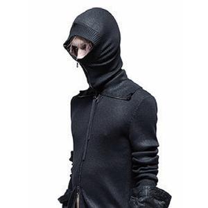 JULIUS・ユリウス/RAYON/WOOL YARN ACCESSORY10/BLACK