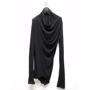 JULIUS・ユリウス/TEXTURE JERSEY CUT &amp; SEWN5/BLACK