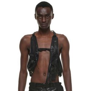 (予約品)2〜3月入荷予定/JULIUS・ユリウス/LAMINATED CLOTH VEST3/BL...