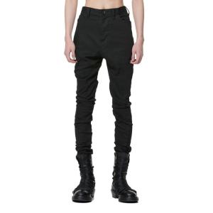 JULIUS・ユリウス/10.5oz STRETCH DENIM TROUSERS10/BLACK