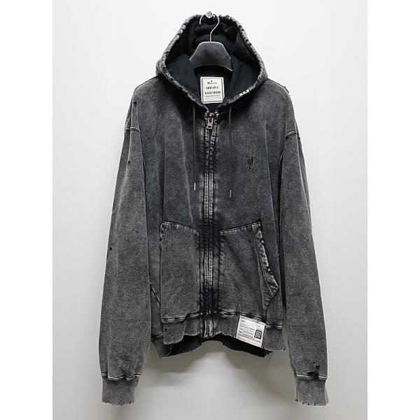 MAISON MIHARA YASUHIRO Maison Mihara Yasuhiro French Terry BLEACHED SWEAT ニット