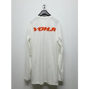 Y-3・ワイスリー/DROP 1 U GRAPHIC LS TEE/CORE WHITE
