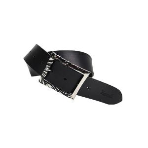 (予約品）3〜4月入荷予定/kiryuyrik・キリュウキリュウ/ピンバックルベルト・シルバーxブラ...