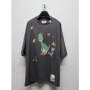 Maison MIHARA YASUHIRO・LEON KIDS DOODLE TEE/BLACK