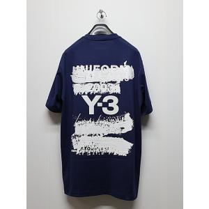 SALE40%OFF/Y-3・ワイスリー/U GFX SS TEE/DKBLUE