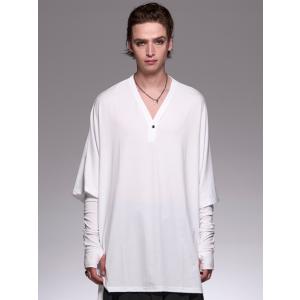 (予約品）7〜8月入荷予定/kiryuyrik・キリュウキリュウ/BEATENJIKU Dolman Henry T/White｜offside