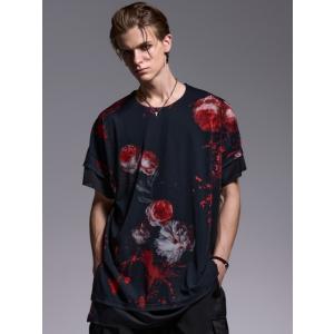 (予約品）5〜6月入荷予定/kiryuyrik・キリュウキリュウ/Flora Mesh Crew N...