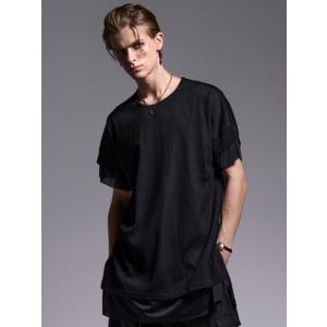 (予約品）7〜8月入荷予定/kiryuyrik・キリュウキリュウ/Mesh Crew Neck La...