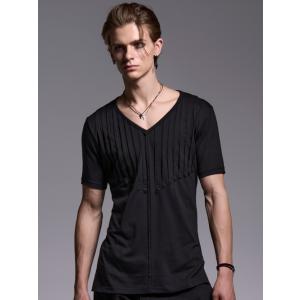 SALE30%OFF/kiryuyrik・キリュウキリュウ/BEATENJIKU Cut Frill-T/Black