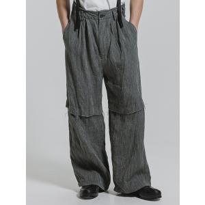 nude:masahiko maruyama・ヌード:マサヒコマルヤマ/リネン中白染天竺ドビーワイド...