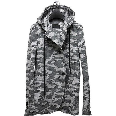 SALE60％OFF/SUMRUFF(サムラフ)-OU-カモジャガードフーデットジャケット・ホワイト...