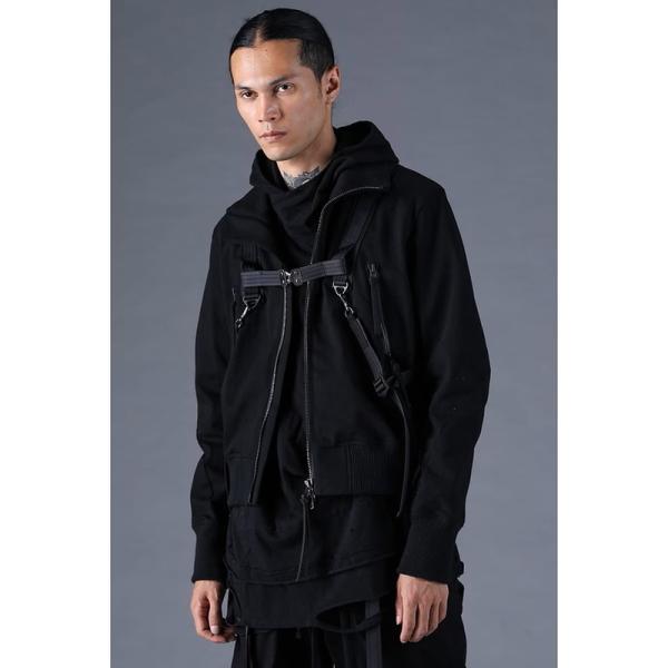 (予約品）1〜2月入荷予定/D.HYGEN・ディーハイゲン/ドライジャージハーネスベルトブルゾン/B...