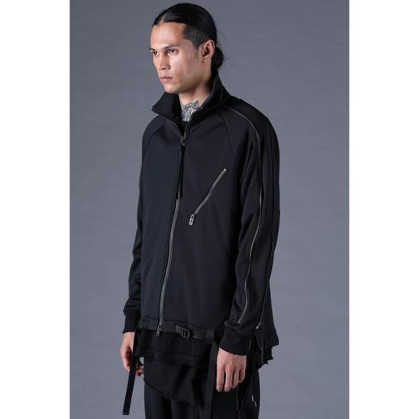 (予約品）1〜2月入荷予定/D.HYGEN・ディーハイゲン/ジップライントラックジャケット/BLAC...