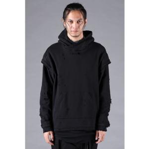 SALE30%OFF/D.HYGEN・ディーハイゲン/無撚糸裏毛オーバーサイズプルオーバーフーディー...