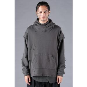 SALE30%OFF/D.HYGEN・ディーハイゲン/無撚糸裏毛オーバーサイズプルオーバーフーディー...