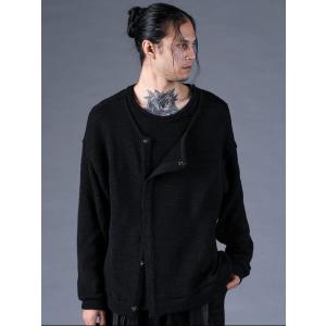 (予約品）9〜10月入荷予定/D.HYGEN・ディーハイゲン/ローゲージニットダブルフロントTシャツ...