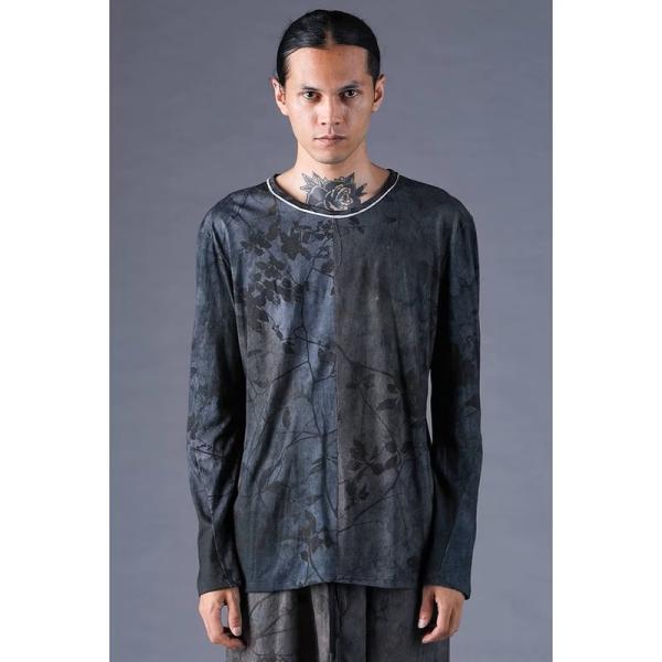 (予約品）1〜2月入荷予定/D.HYGEN・ディーハイゲン/インクジェットプリント30/-天竺L/S...