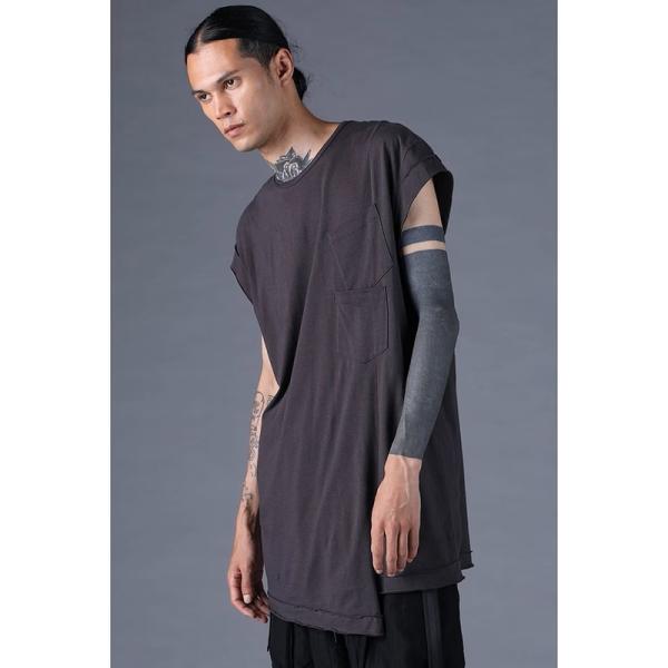 (予約品）2〜3月入荷予定/D.HYGEN・ディーハイゲン/30/-天竺キャップスリーブTシャツ/C...