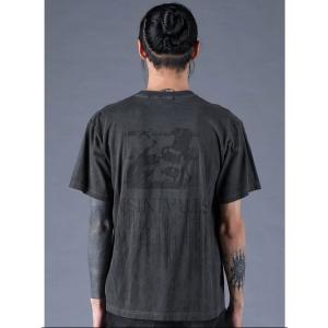 (予約品）7〜8月入荷予定/D.HYGEN・ディーハイゲン/プリントTシャツDOG/CHARCOAL