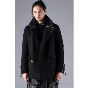SALE30%OFF/D.HYGEN・ディーハイゲン/ブラッシングネップPコート/BLACK