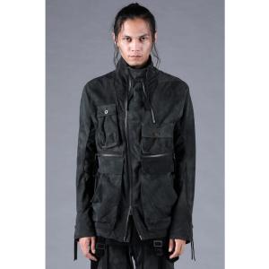 (予約品）1〜3月入荷予定/D.HYGEN・ディーハイゲン/C/Nグログランミリタリージャケット/K...